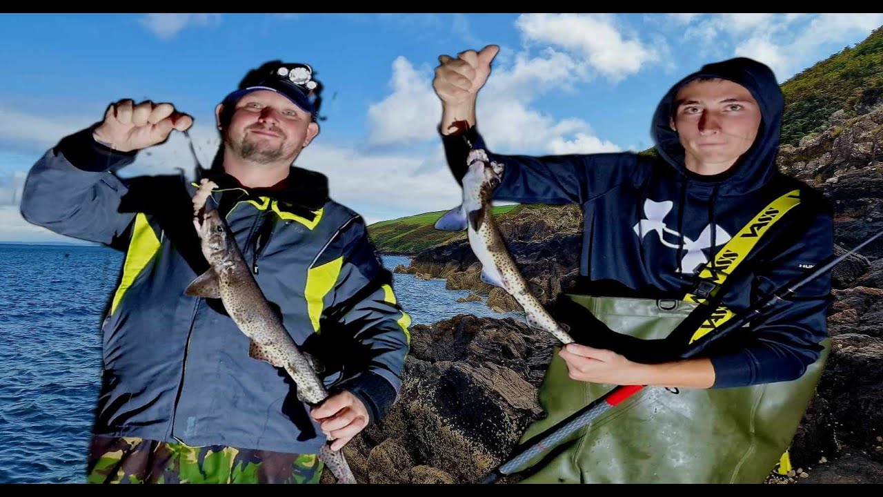 Fishing at East and West Tarbet Bay Mull of Galloway