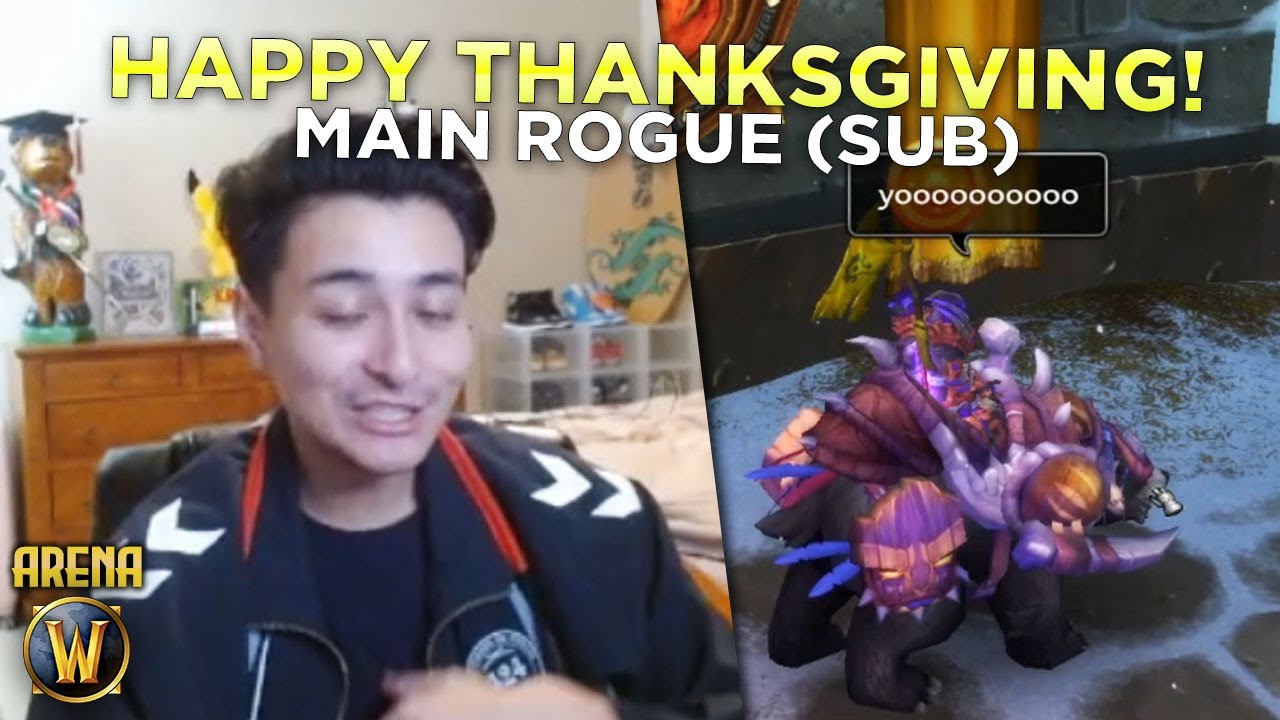 Happy Thanksgiving! Main Sub Rogue Gameplay | Pikaboo WoW