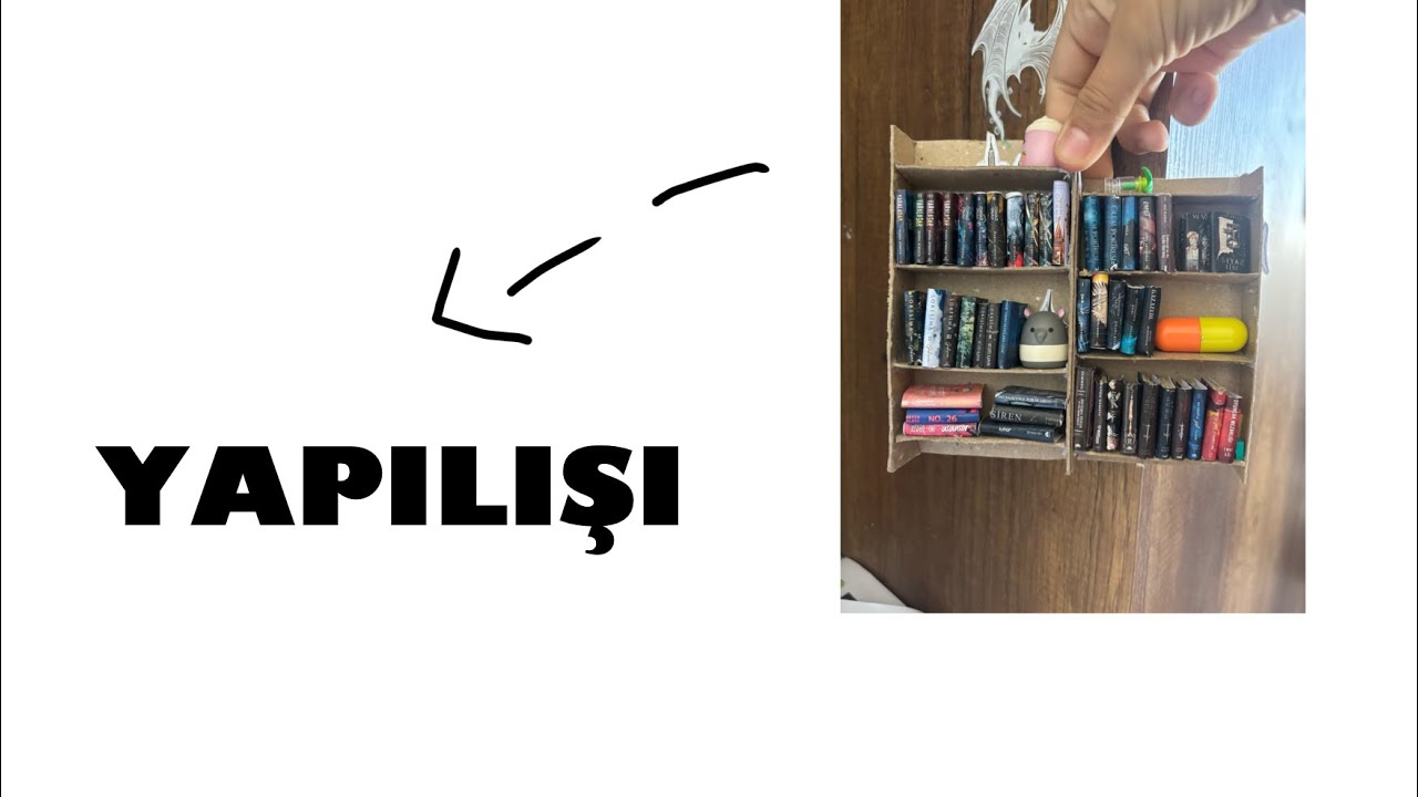 Mini kitaplığı nasıl yaptım?? #keşfet #keşfetbeniöneçıkar #keşfetsene #keşfetteyim #keşfetteyiz 