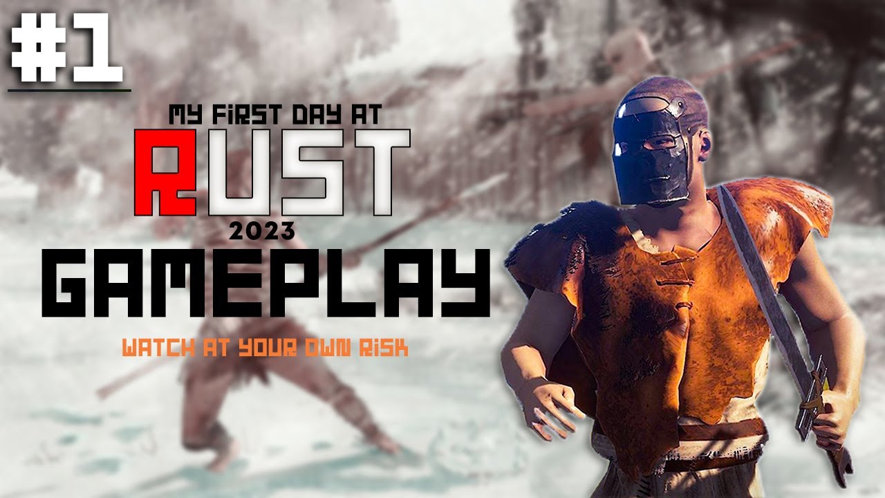 My first day at rust 2023 | Rust gameplay India Episode 1