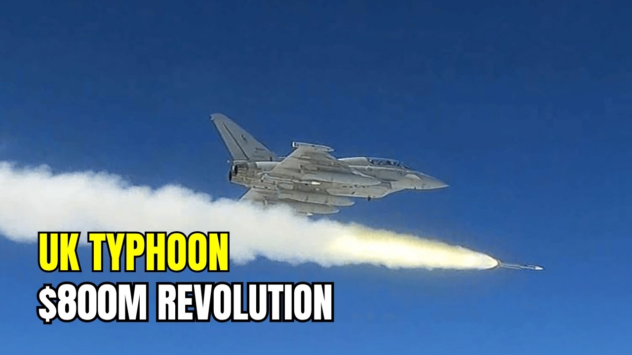 Brytyjski Eurofighter Typhoon otrzymuje modernizację za 800 mln dolar&oacute;w, by zwalczać zagrożenia n...