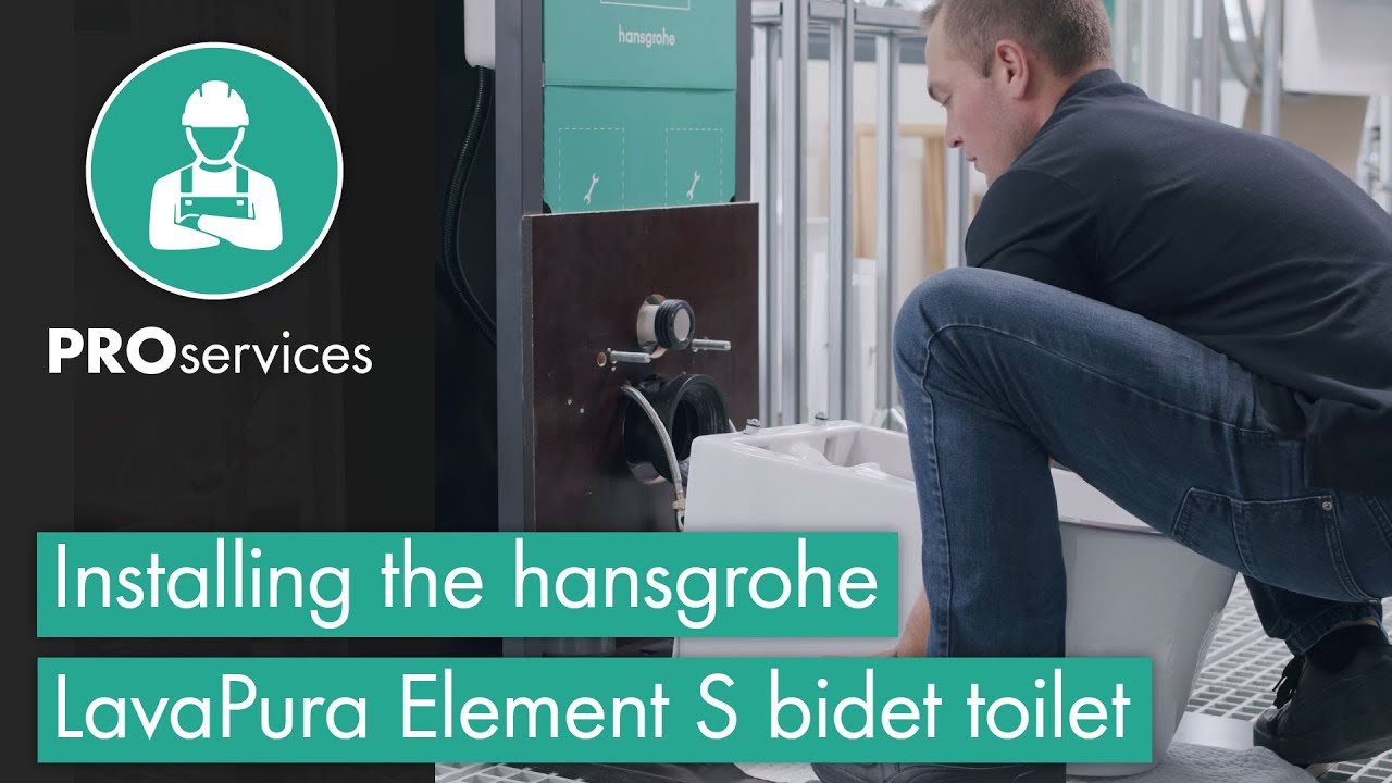 Installing the hansgrohe LavaPura Element S bidet toilet | in 5 easy steps
