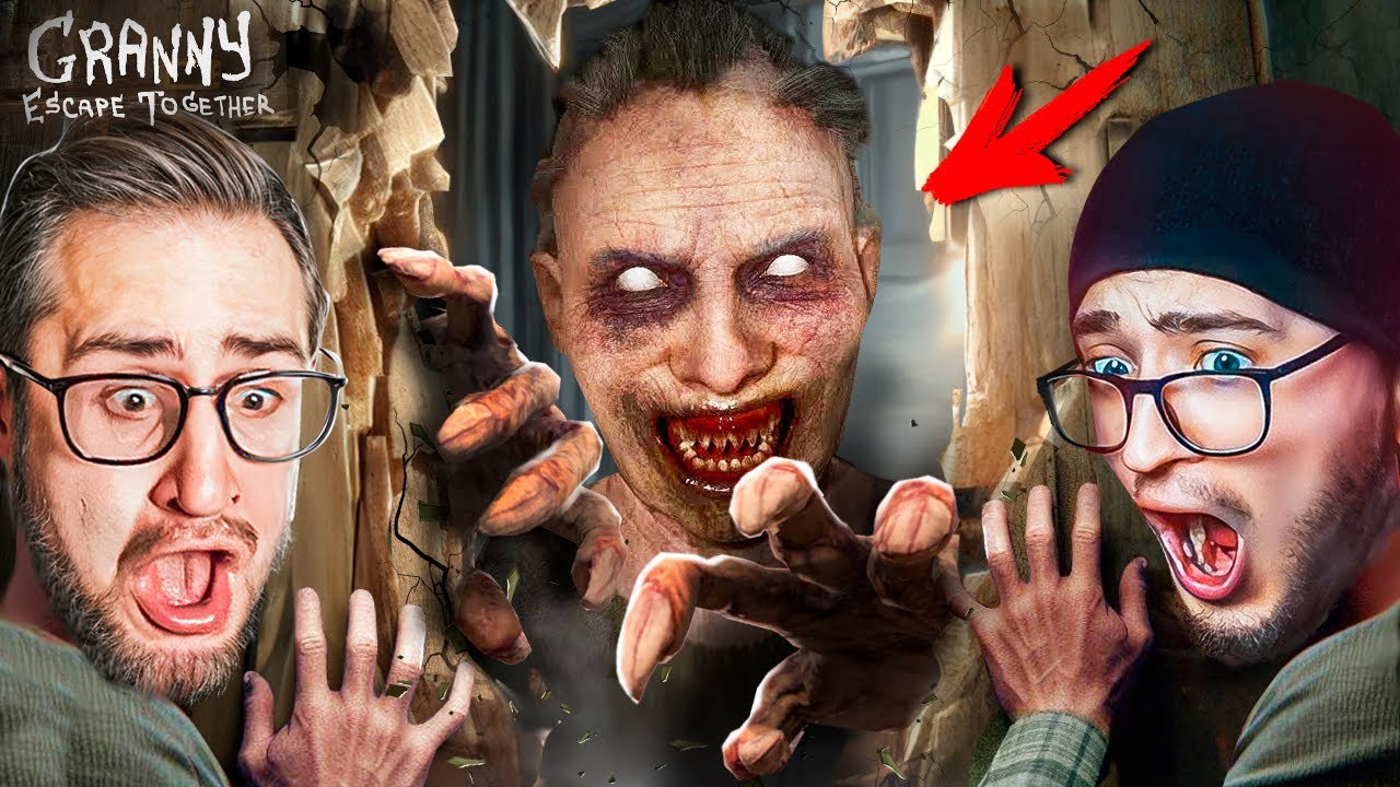 СБЕЖАТЬ ОТ БАБКИ ГРЕННИ ВДВОЕМ!!! 5 СТРАШНЫХ НОЧЕЙ В ЕЕ ДОМЕ! (GRANNY ESCAPE TOGETHER)