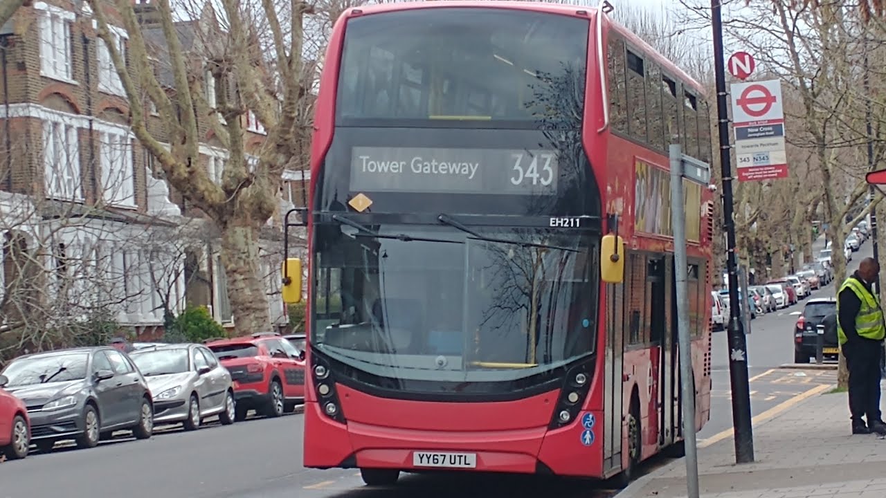 Diversion, GAL EH211 on bus route 343