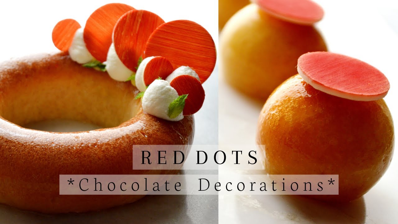 CHOCOLATE DECORATIONS *Red Dots* | Denise Castagno |