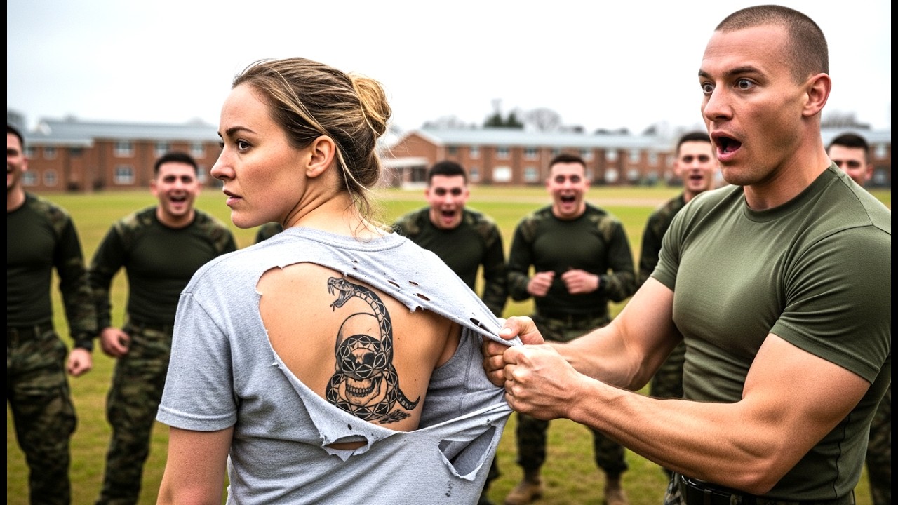 SE RIERON DE ELLA EN BOOTCAMP — DESPUÉS EL COMANDANTE QUEDÓ HELADO SU TATUAJE