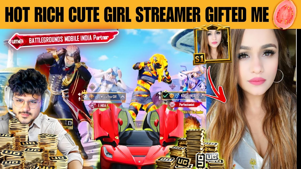 GAMER GIRL IN MY LOBBY @Catislive10  😱 REACTION ON MY BGMI PARTNER TITLE! 🤣 BEST NOOB PRANK