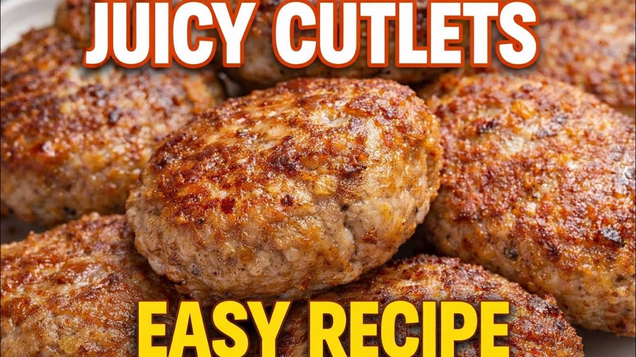 Juicy Homemade Meat Cutlets | Crispy Outside Soft Inside | Easy Traditional Recipe