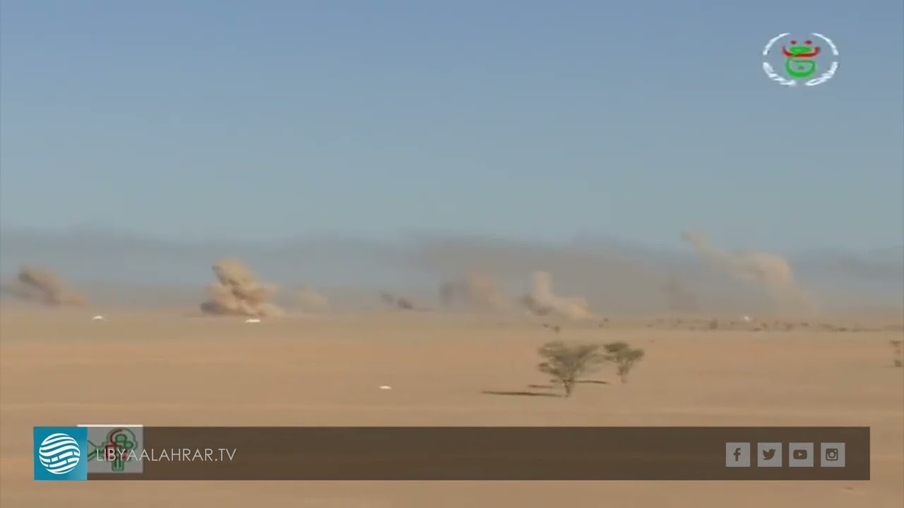مناورات جزائرية قرب الحدود الليبية