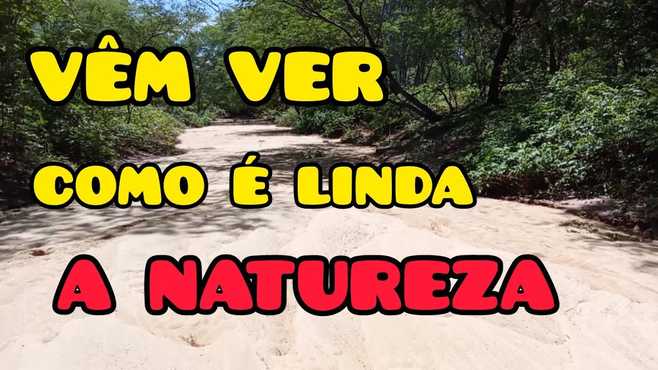 A estrada da ÁGUA! A NATUREZA É MUITO LINDA.