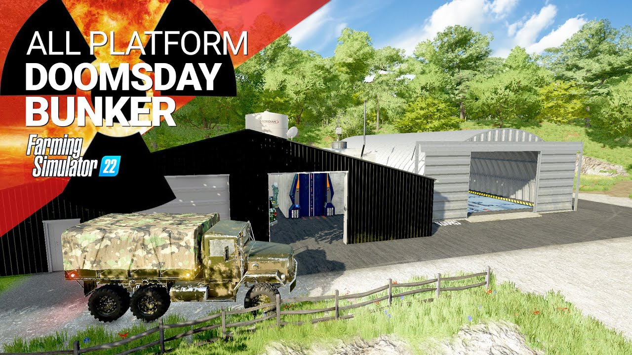NEW MOD | Underground Bunker | All Platforms - #fs22