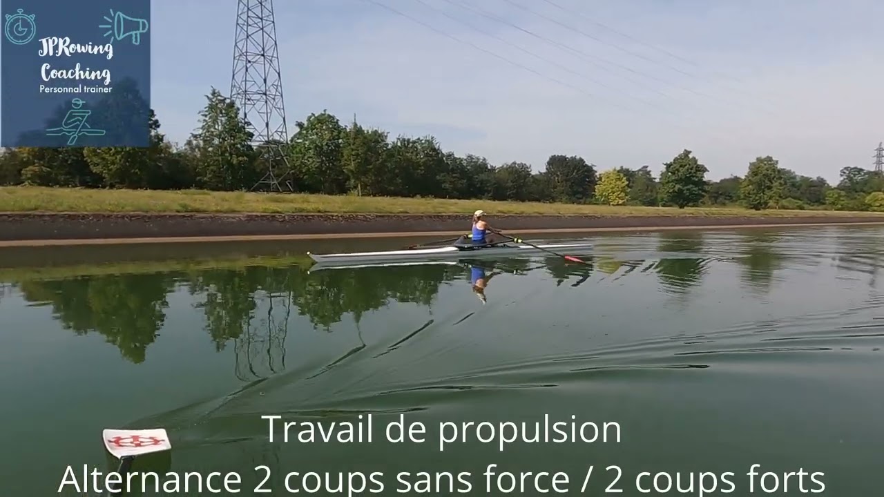 Technique aviron de rivière Véro