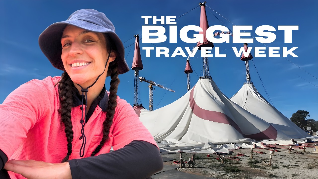 Circus Travel Week Chaos | Packing up and Setting up our Huge Big Top
