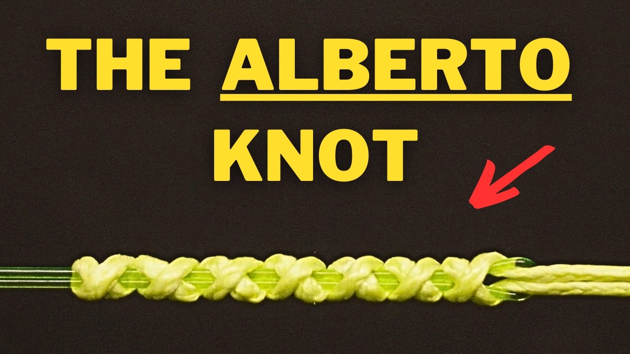 How to tie the Alberto Knot! | (Tie any two fishing lines together!)