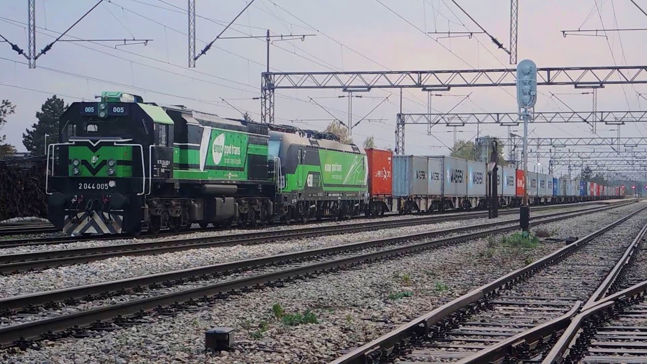Rail traffic in Croatia, October 2018