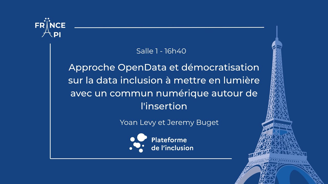 Approche OpenData et démocratisation sur la data inclusion