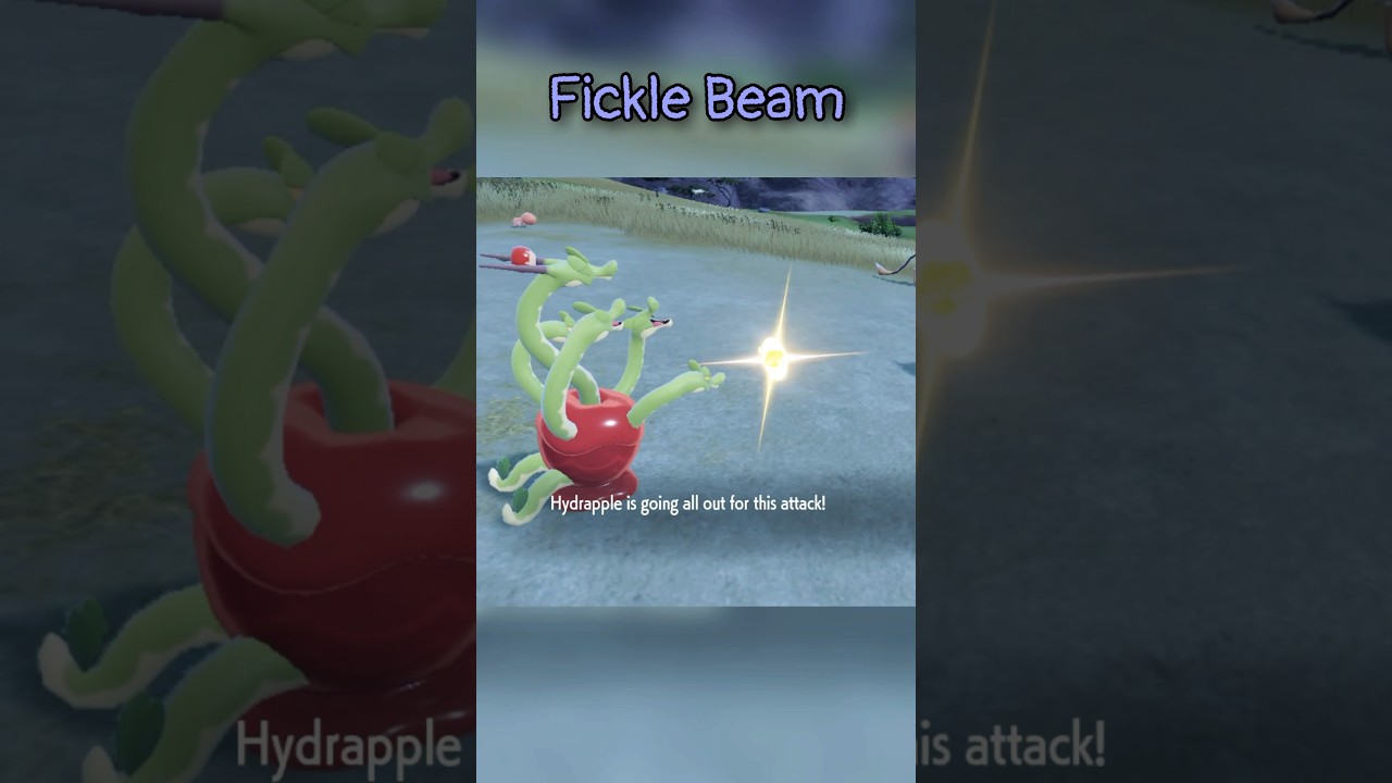 How Hydrapple&rsquo;s Fickle Beam works #pokemonscarletandviolet #theindigodisk