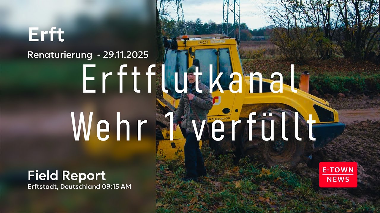 Erft Renaturierung Erftstadt Gymnich - Part 53 - update 29.11.2025