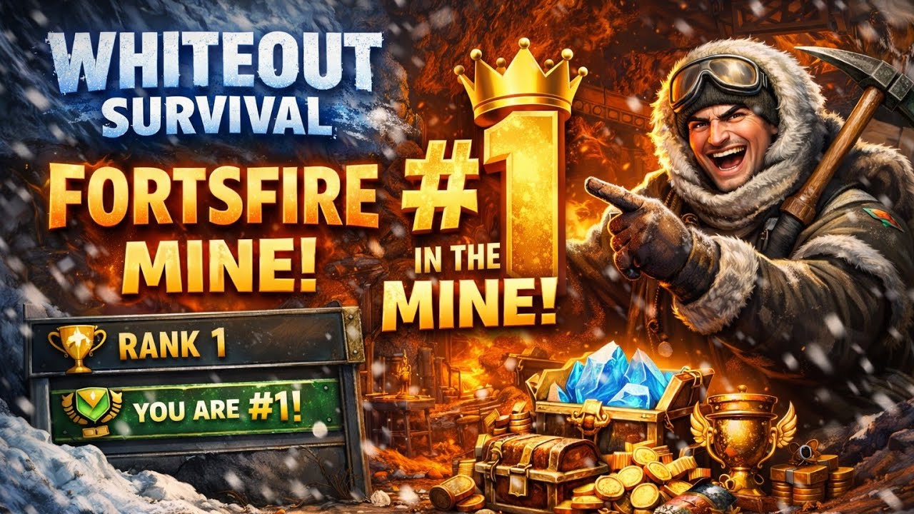 #1 in Frostfire Mine | 582K Orichalcum | APE Maxed Whale POV #whiteoutsurvival 