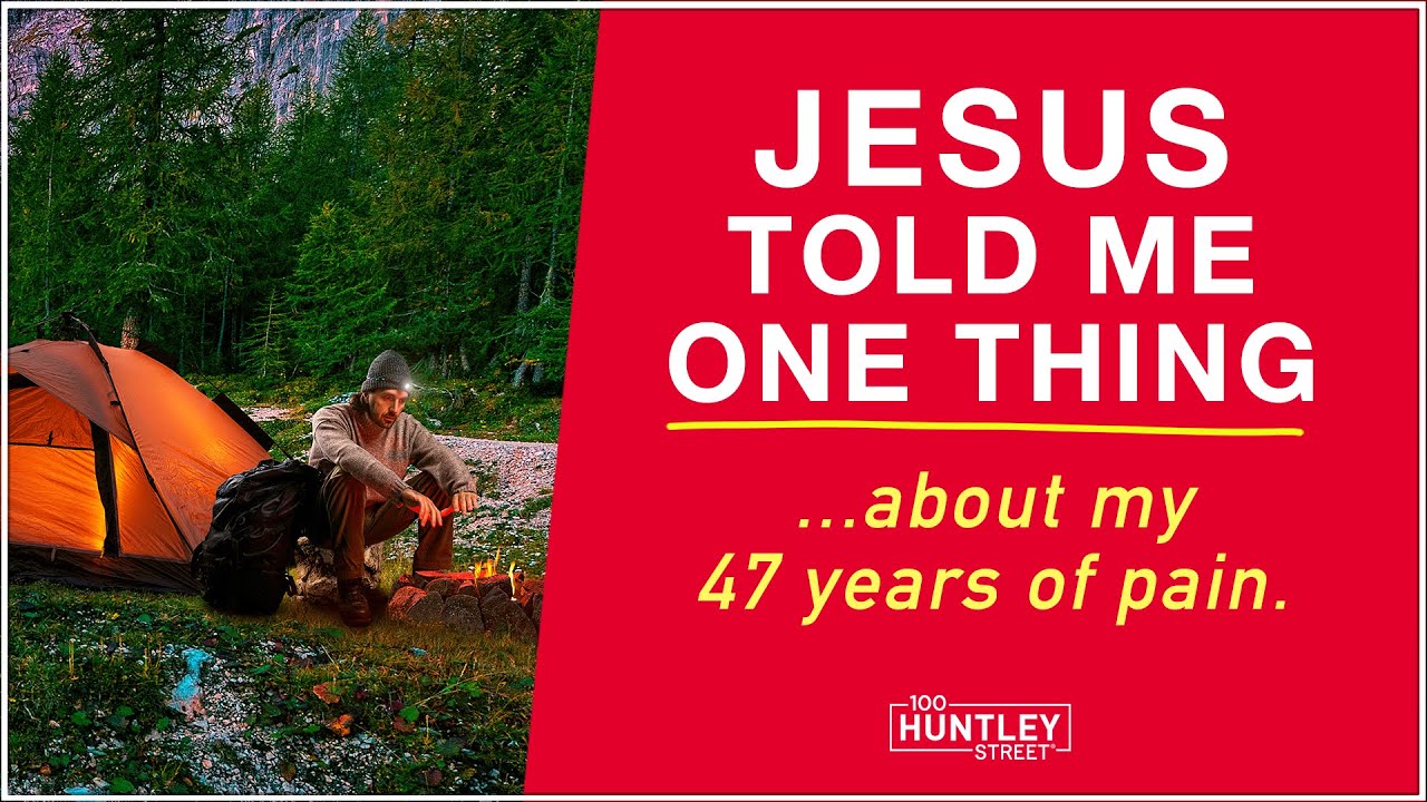 Jesus told me 'one thing' about my 47 years of pain.