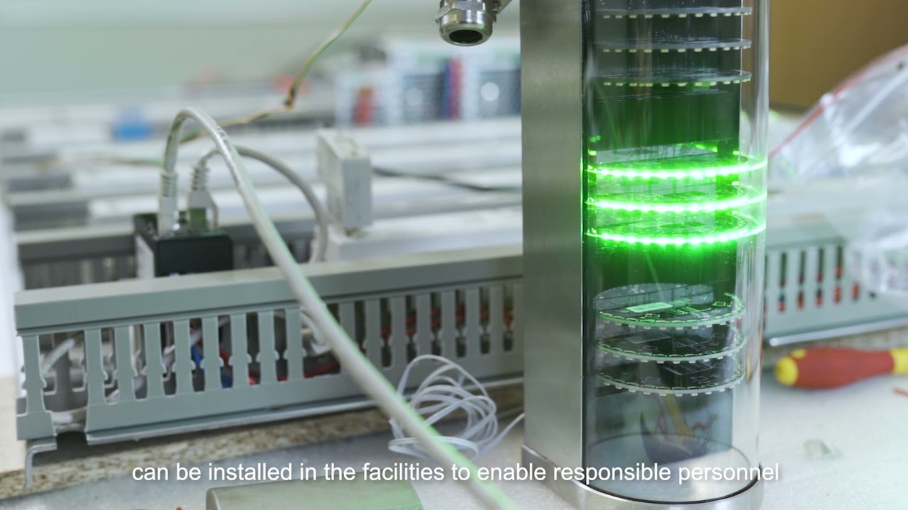 Gas detection system equipped with the innovative GasOK signal