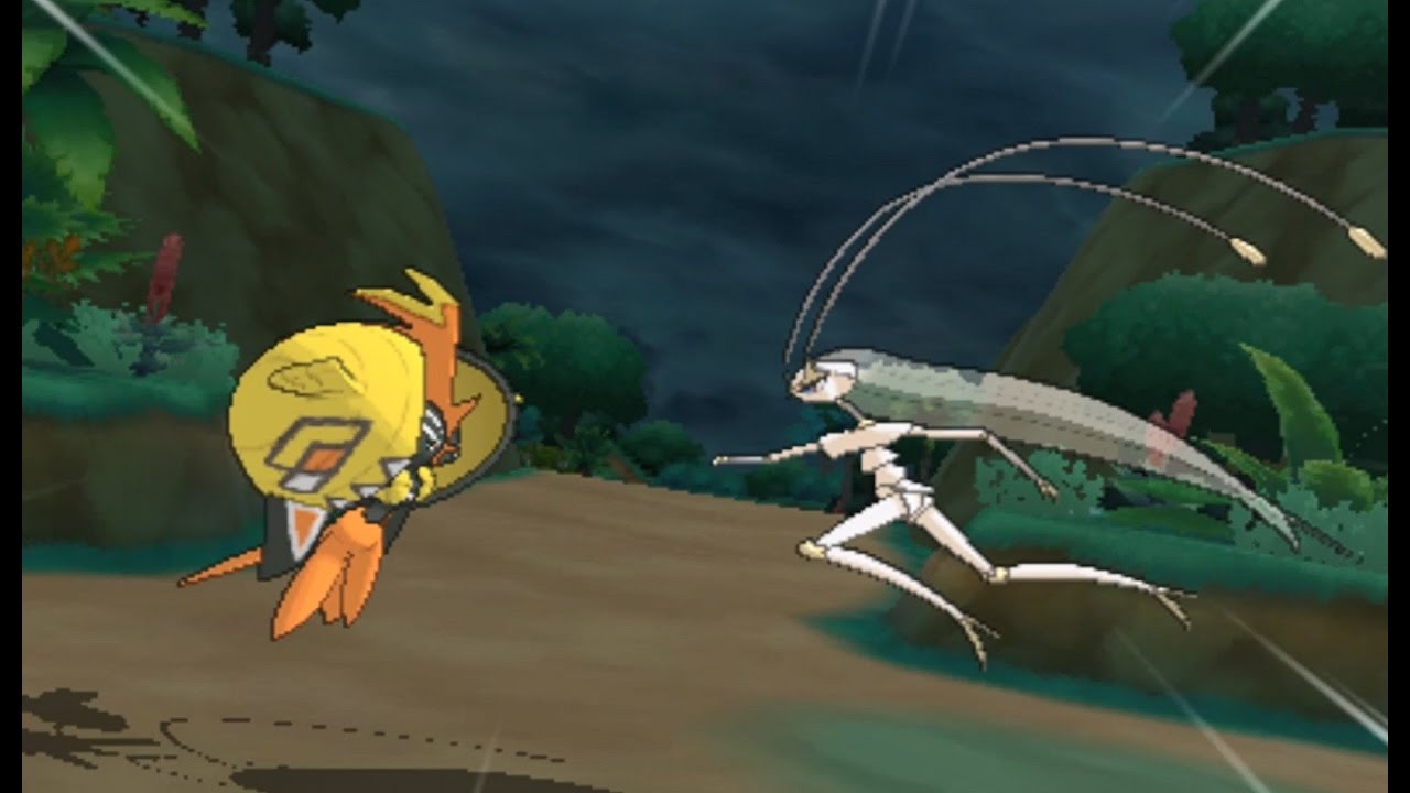 Pokemon Moon Cutscene - Tapu Koko vs. Pheromosa (UB-02 Beauty)