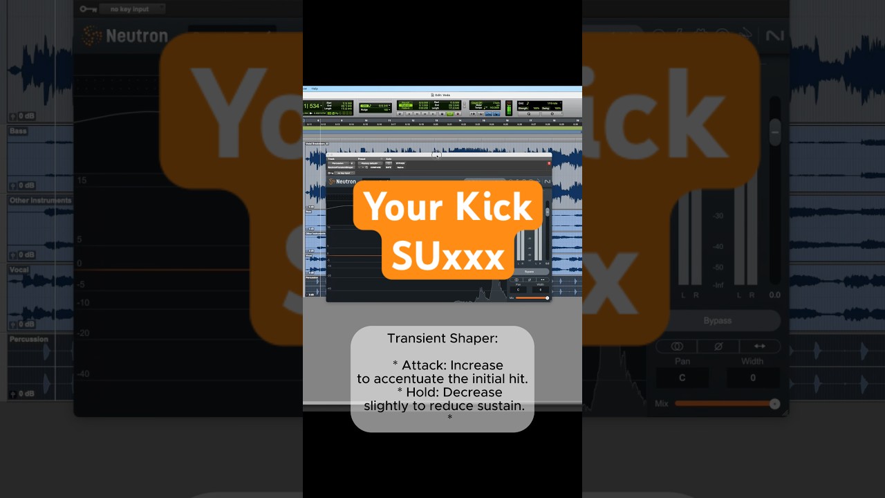 5 Music Production Tricks To make your Kick Punchier #musicproducer #audiomixing #mixingdrums
