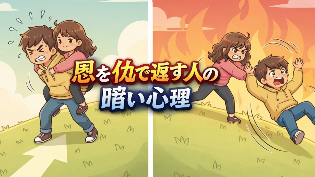 助けたのに裏切り？善意が恨みに変わる心理（負債感・劣等感）と境界線の引き方