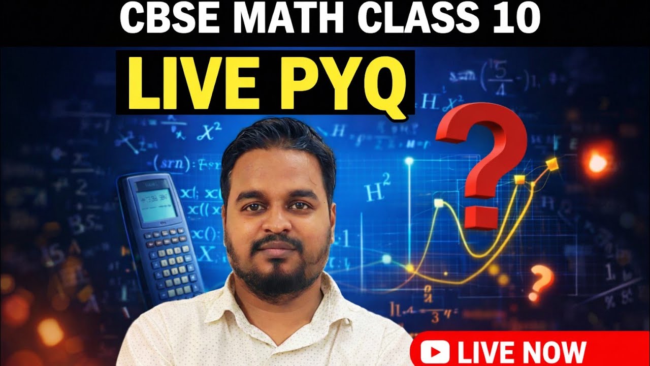 LIVE CLASS 10 MATH 🔴
