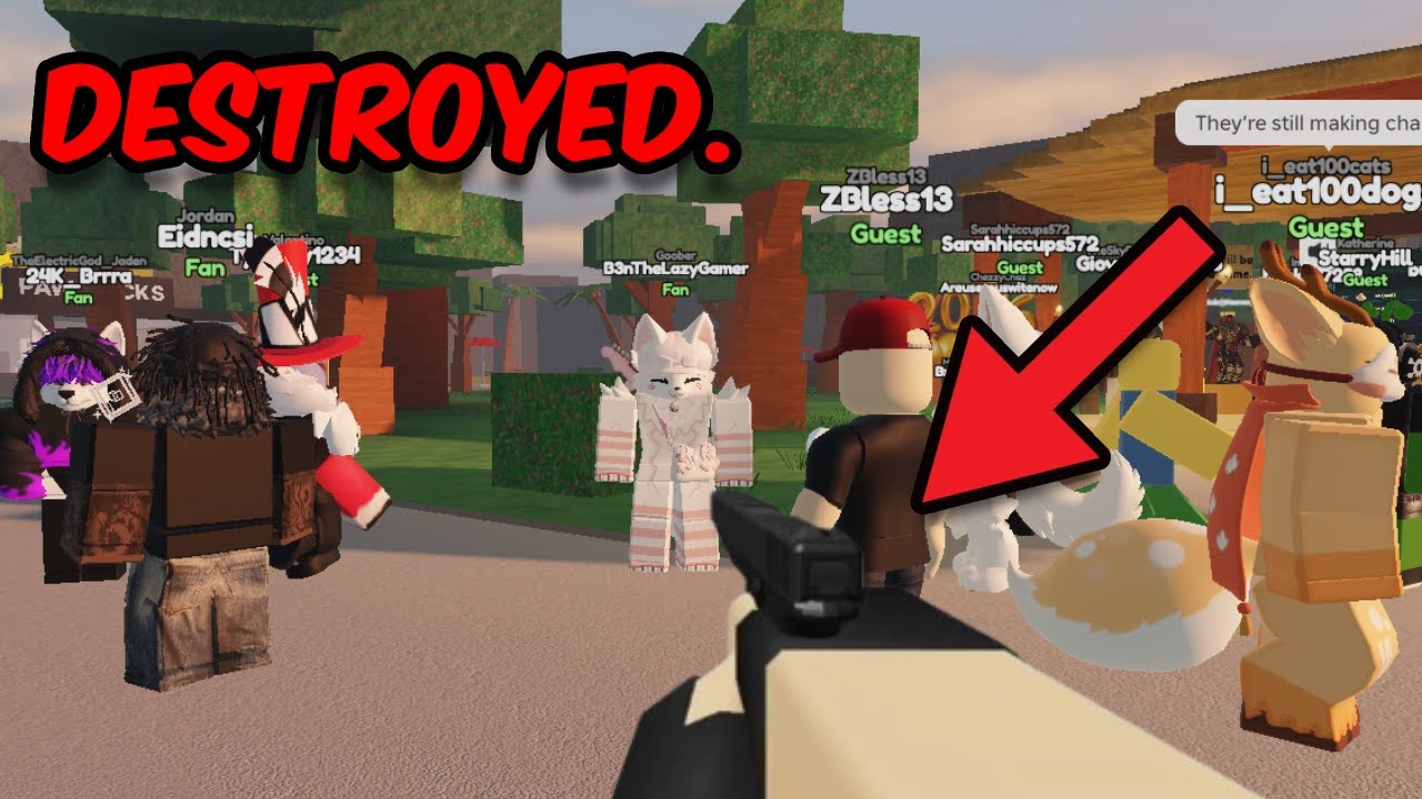 Roblox Exploiting - Destroying Furry Hangout