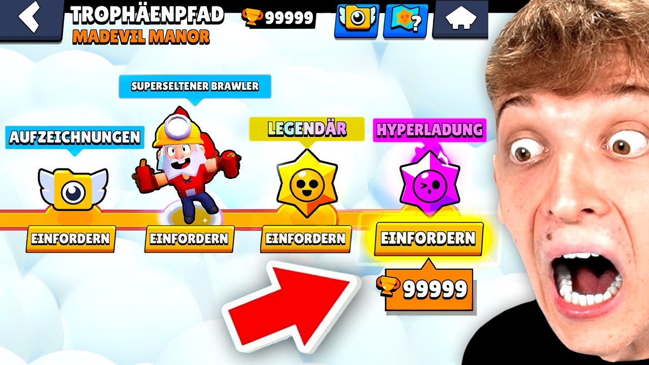 0 bis 100.000🏆 TROPHÄEN PFAD in 1 VIDEO ÖFFNEN! 😱