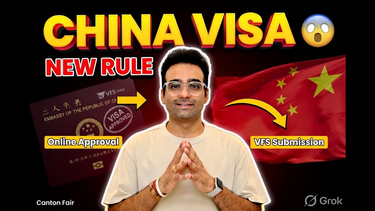 👉 China Visa New Rule 2026 😳 Pehle Online Approval! Canton Fair Applicants Beware