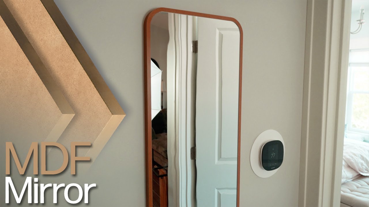 MDF Low Profile Mirror Cut on my CNC