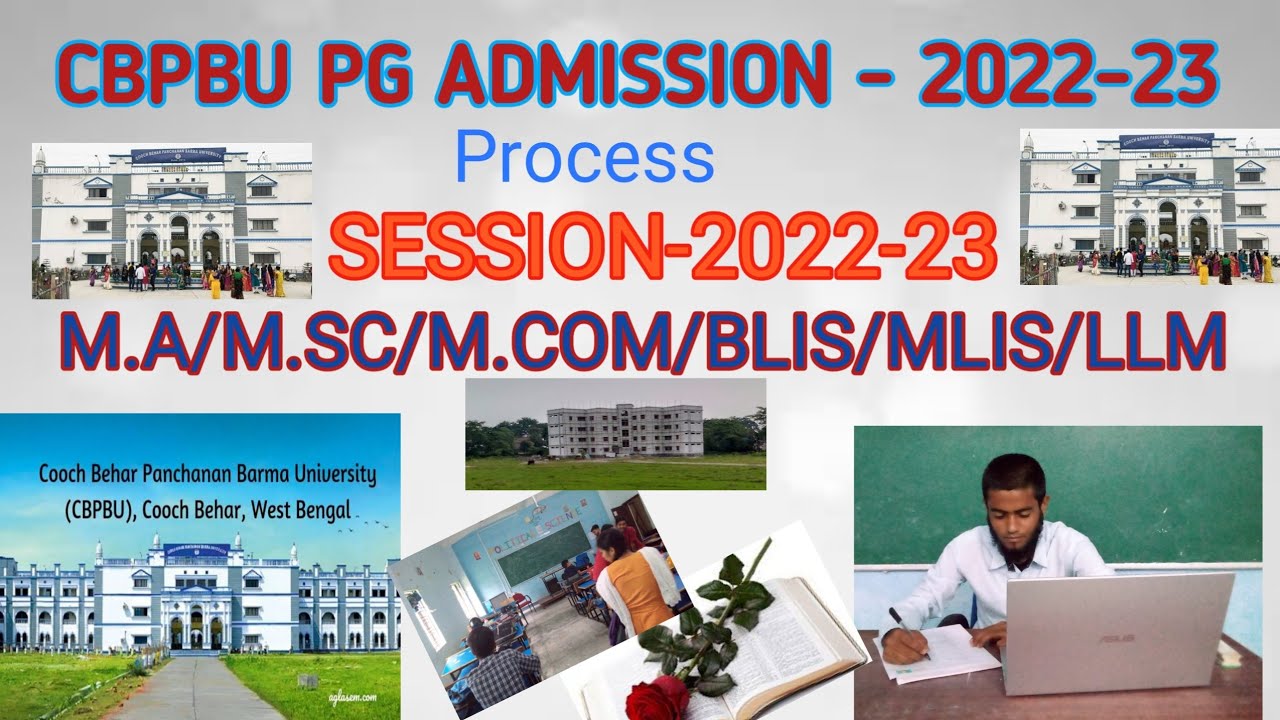 COOCHBEHAR PANCHANAN BARMA UNIVERSITY PG ADMISSION 2022