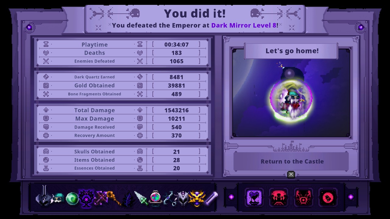 Idol of The Forgotten swap build with Enhanced Mutant and Bomber on DM8 | Skul The Hero Slayer