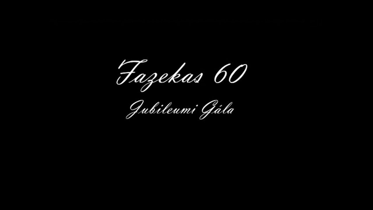Fazekas 60 Jubileumi Gála (2024. április 24.)