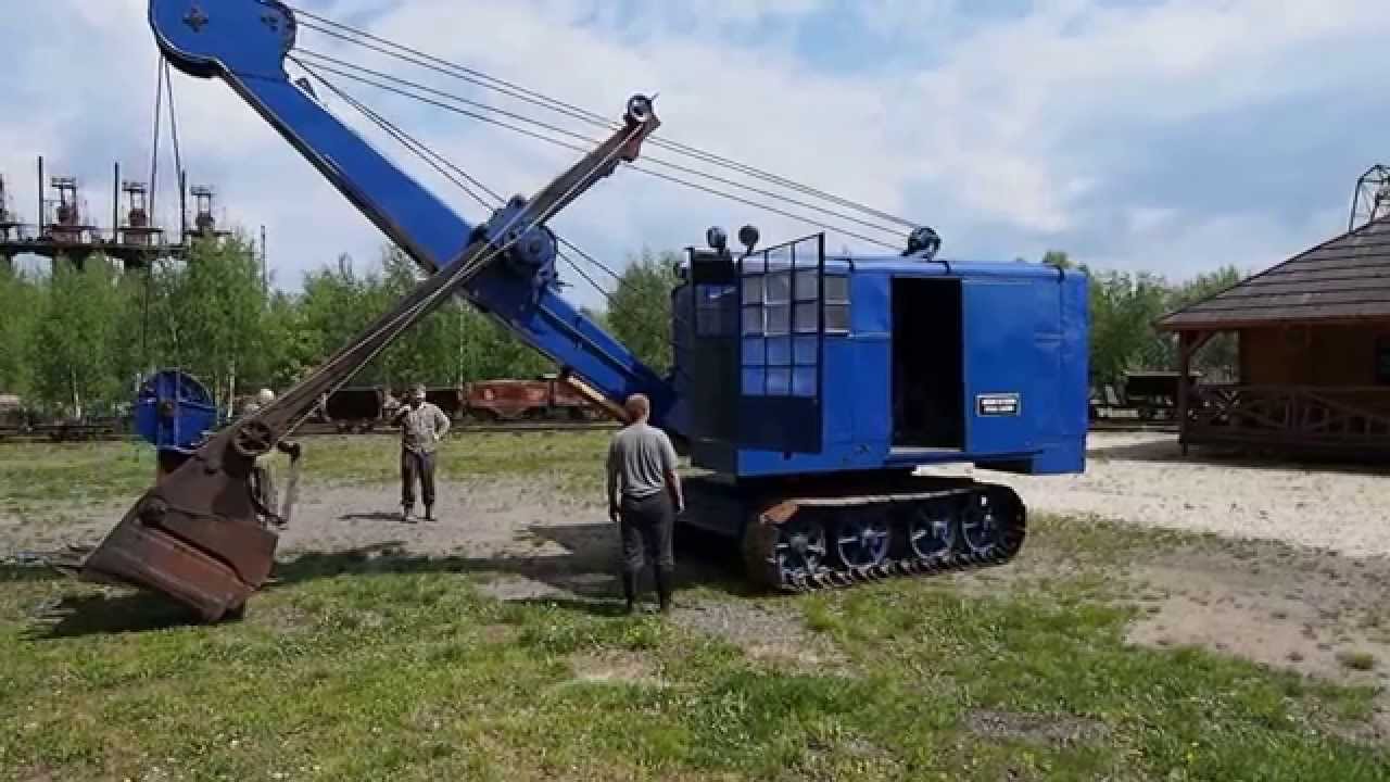 Renovace lanového bagru VII 1. 5. 2014 - příprava na sobotu 3. května 2014