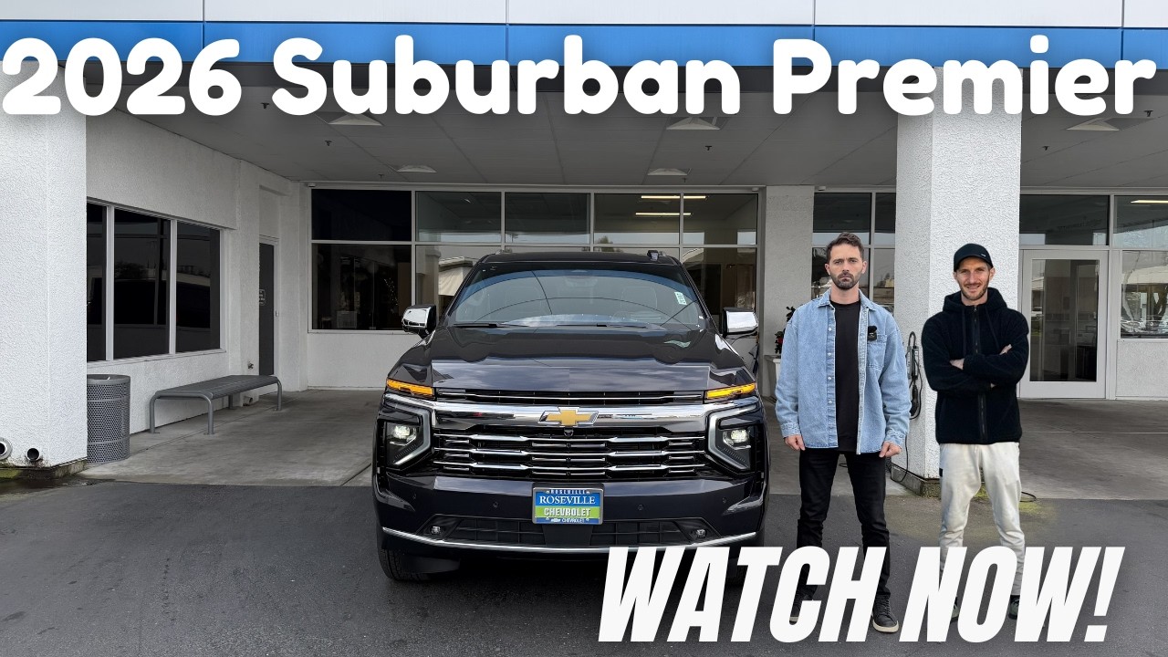 Chevrolet Suburban PREMIER 2026 года — полный обзор, подробный осмотр.