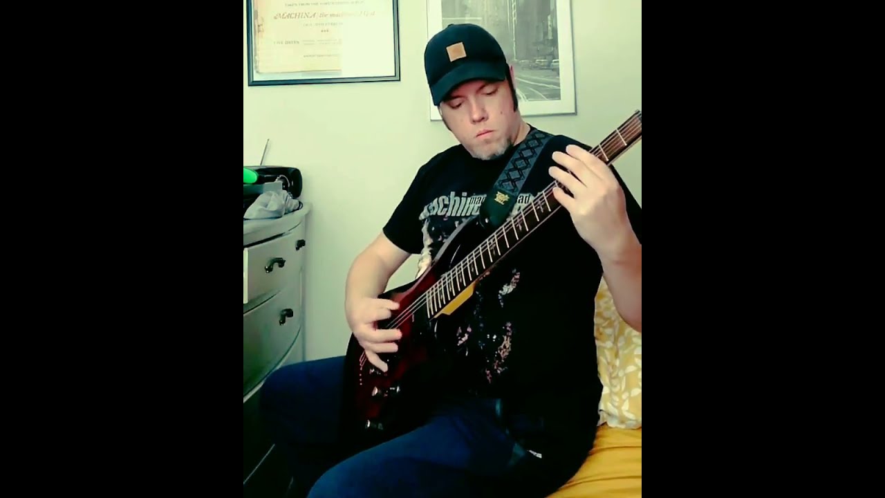 Groove metalcore song I never officially recorded (guitar only - over 5 minutes). Video is from 2022