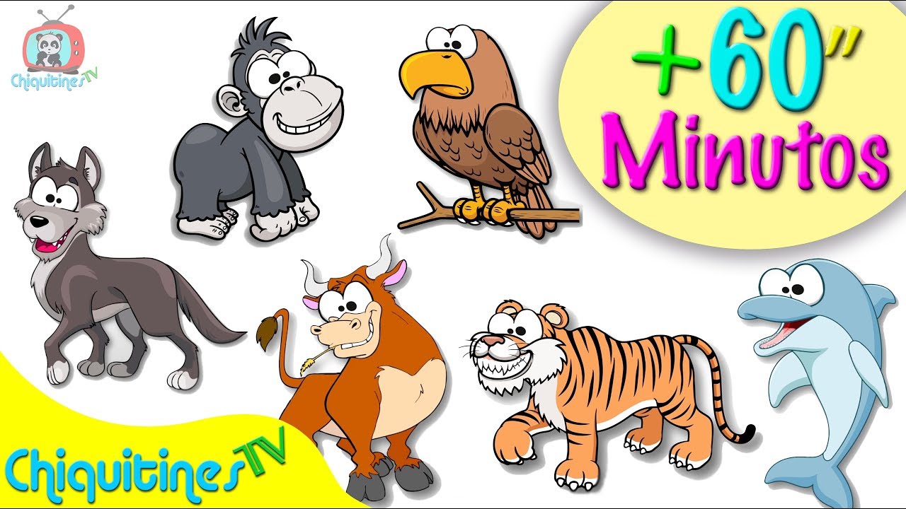 Sonidos de Animales 1 hora mágica de CANCIONES INFANTILES 🎉👶 ¡Diversión sin parar!