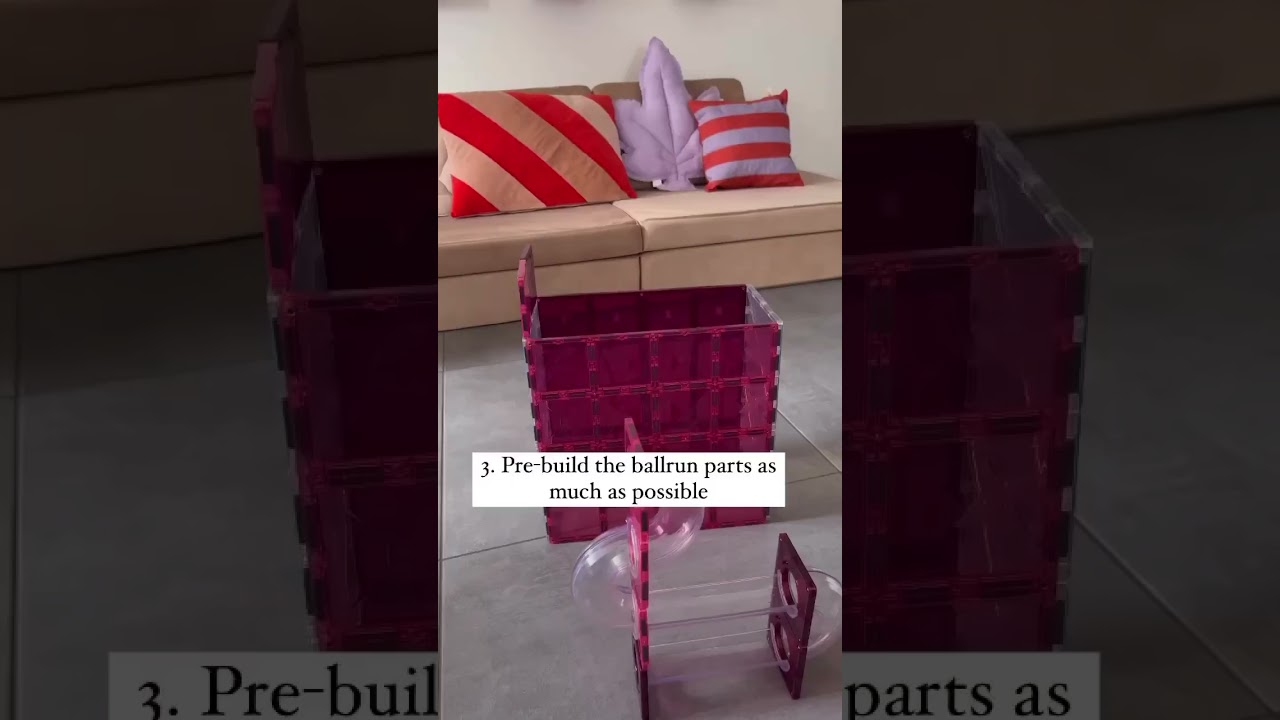 Building Tips for Connetix Magnetic Tiles @rainbow.construction