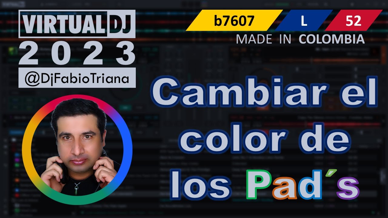 personalizar los colores de mis pad´s en @virtualdjofficial
