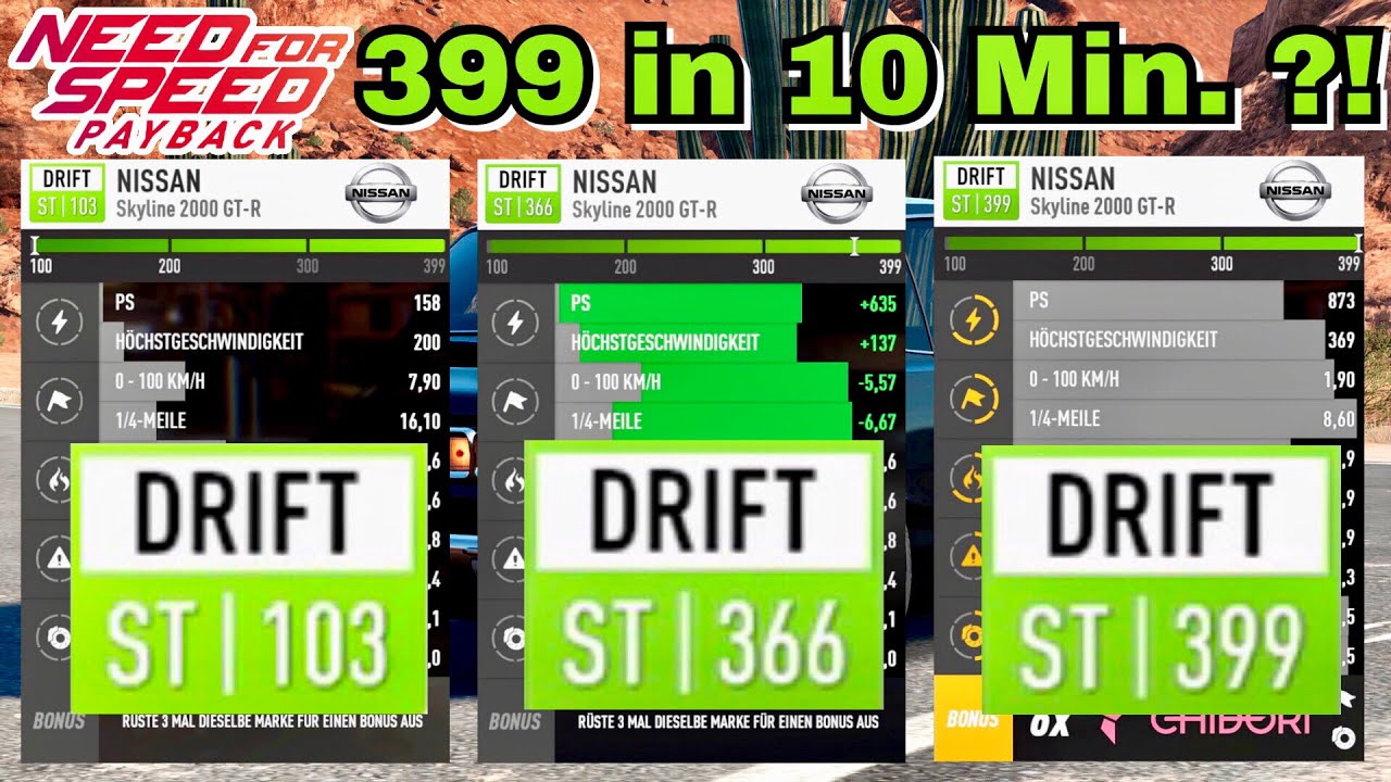 Need for Speed Payback - Aufholjagd-Packs, ST 399 in 10 Minuten?!
