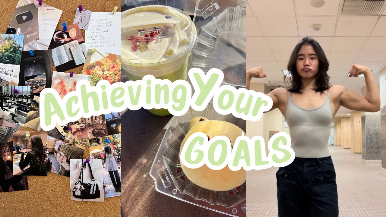HOW TO ACHIEVE YOUR 2025 GOALS | teen influencer + vision board