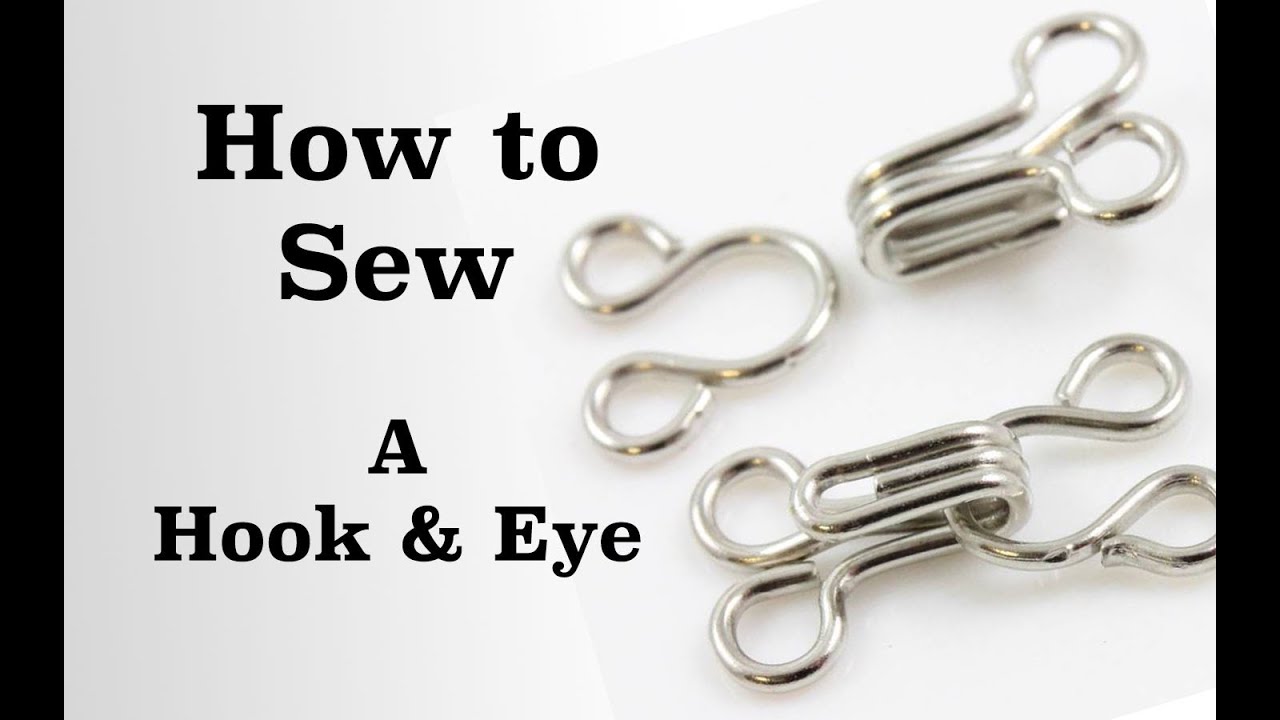 How to Sew a Hook and Eye | Sew Anastasia