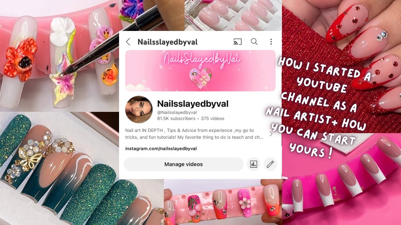 HOW TO START A YOUTUBE CHANNEL AS A NAIL ARTIST! 🎥💅🏼 MY TIPS AND HOW I DID IT !