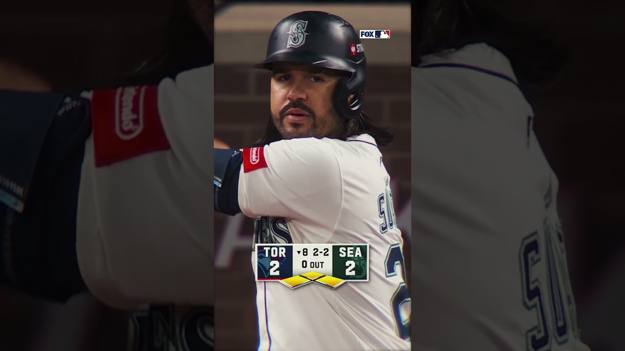 Highlights from a WILD Game 5 in Seattle 🔱🔥 #mlb #playoffs #mariners #bluejays