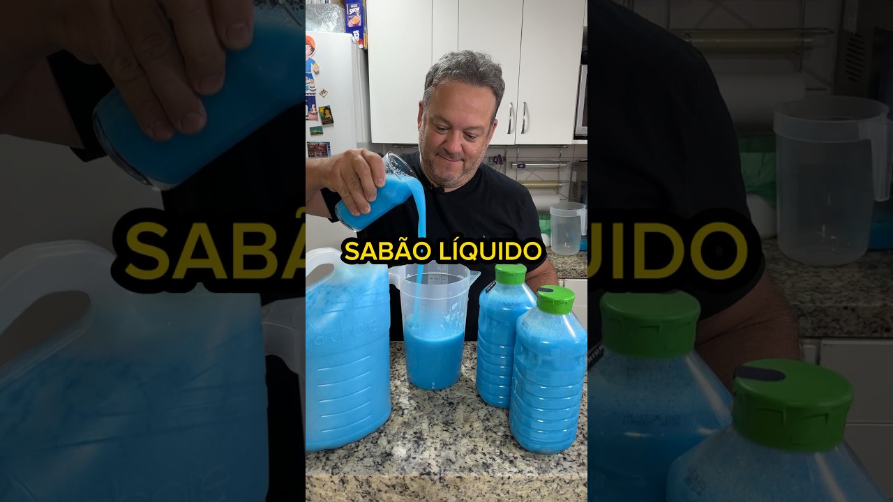SAB&Atilde;O L&iacute;quido Caseiro para Lavar Roupas&hellip;