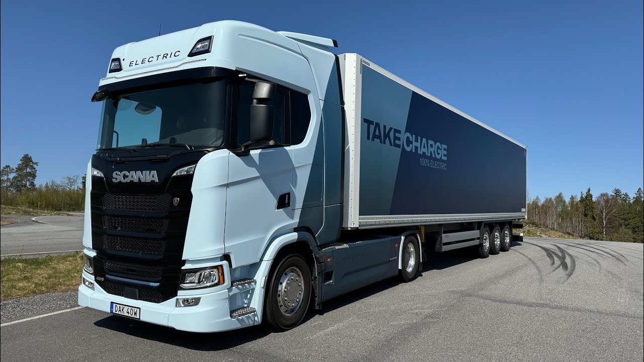 Test Drive - 2023 Scania S 450E - 100% Electric