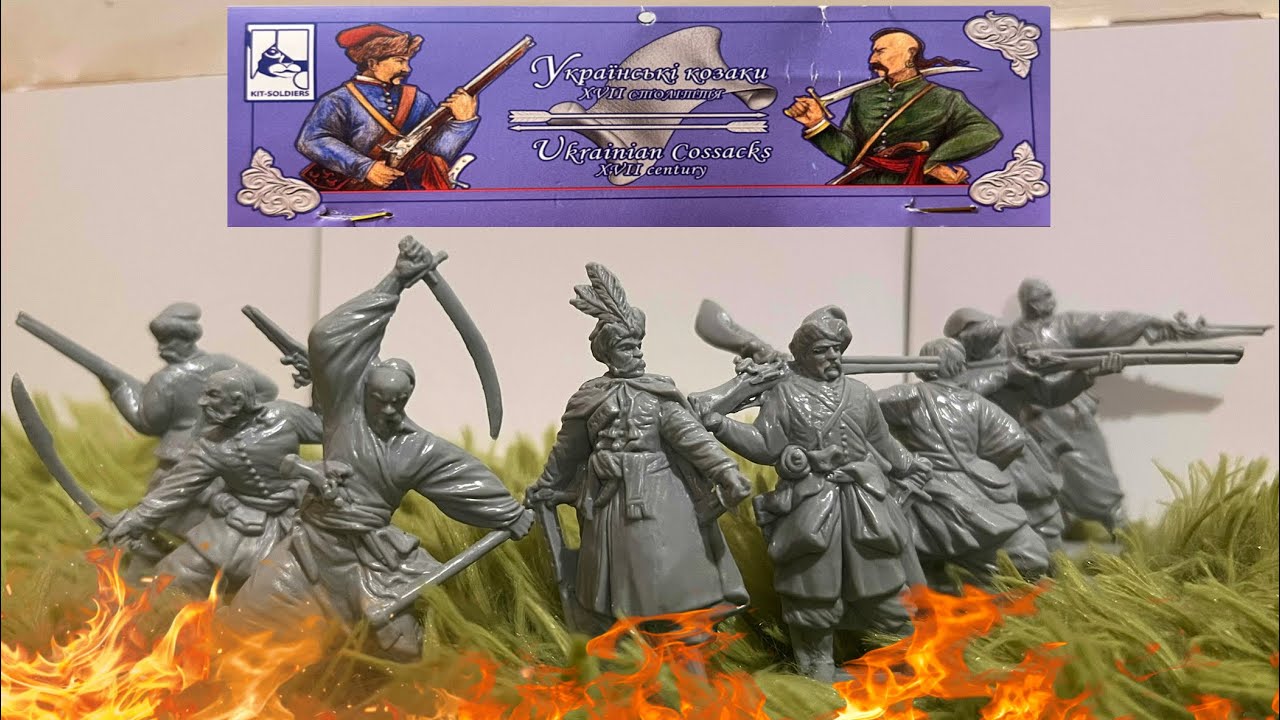Огляд солдатиків Українських Козаків XVII століття від KIT SOLDIERS